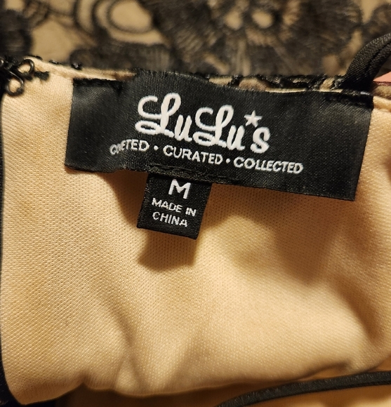 Lulu's Underneath The Stars Black Embroidered Midi Dress - Picture 15 of 16